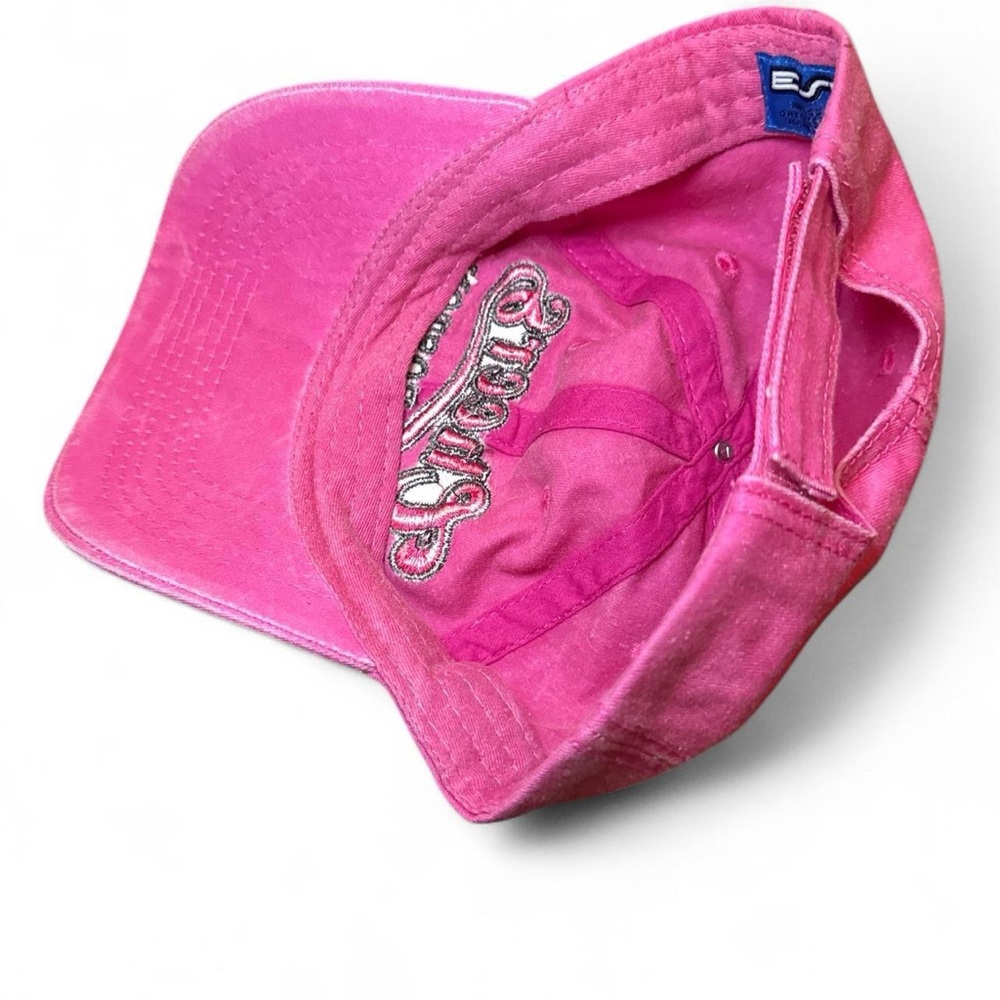 NEW ESY Cheers Boston Vintage 80s Faded Pink Dad Baseball Cap — OS - Picture 5 of 6